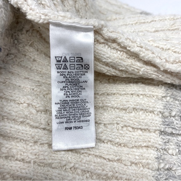 JOIE Nordic Longline Textured Oversized Cardigan Sweater - Picture 4 of 4